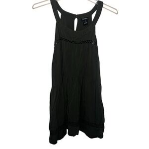 Torrid Army Green Tunic Tank Top with Cut Outs Size 3